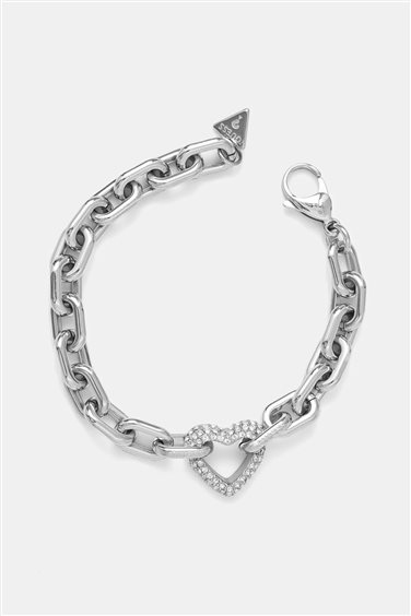 Bracelet Guess Woman Beloved in Steel Cristallo JUBB05 016JW - JUBB05 016JW